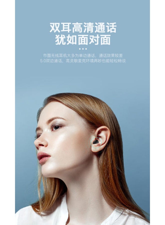 Bluetooth earphones - Mini sports noise-cancelling in-ear stereo wireless headphones - Image 2